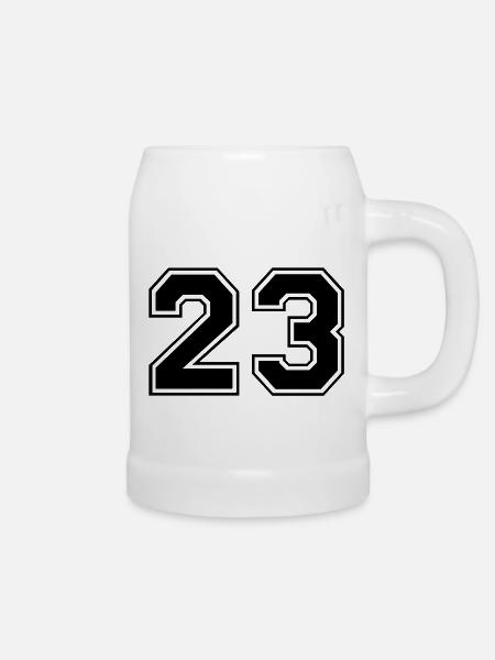 23 - Bierkrug - Weiß