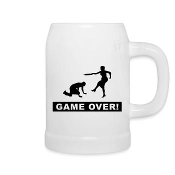 stag night - Beer Mug - white - Right