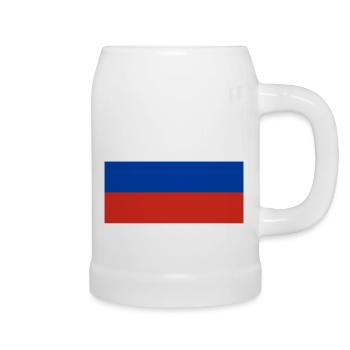 Russian flag - Beer Mug - white - Right