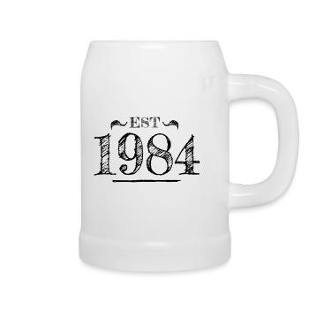 est. 1984 - Beer Mug - white - Right