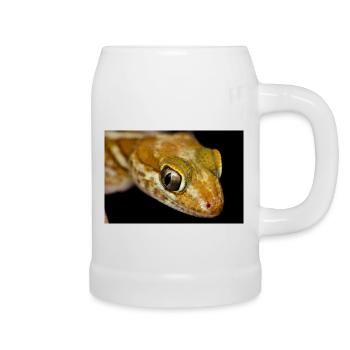 Paroedura picta - Madagasar ground gecko - Bierkrug - Weiß - Rechts