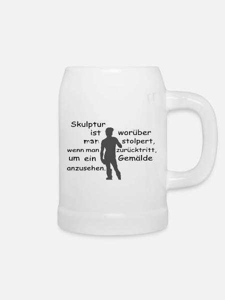 skulptur ist 4 - Bierkrug - Weiß