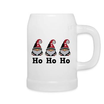 Wichtel_HoHoHo - Bierkrug - Weiß - Rechts