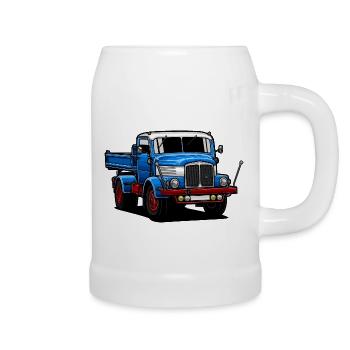 IFA S4000 | GDR | Truck // Illustration - Beer Mug - white - Right
