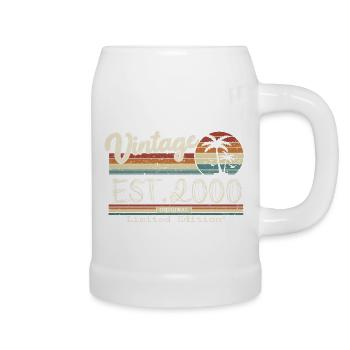 2000 Born Vintage Birthday Gift - Beer Mug - white - Right