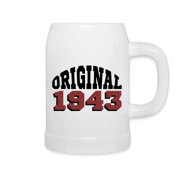 Original 1943 - Bierkrug - Weiß - Rechts