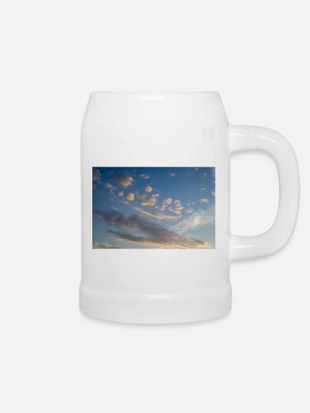Fantasy-Himmel - Bierkrug - Weiß