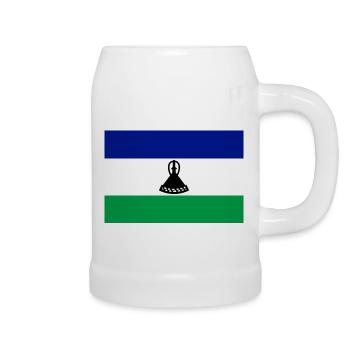 Lesotho - Bierkrug - Weiß - Rechts