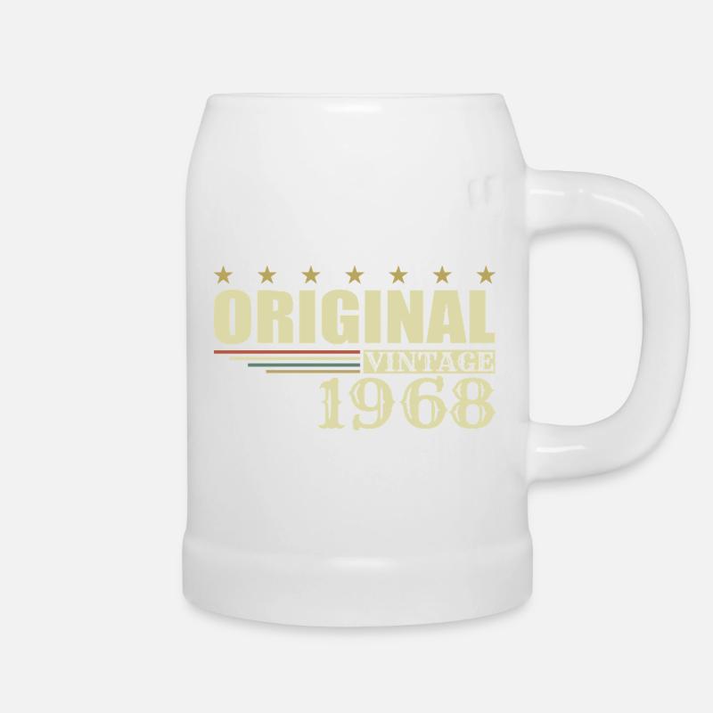 1968 Geburtstag 1968 - Bierkrug - Weiß