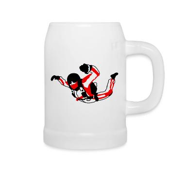 Skydiver - Beer Mug - white - Right