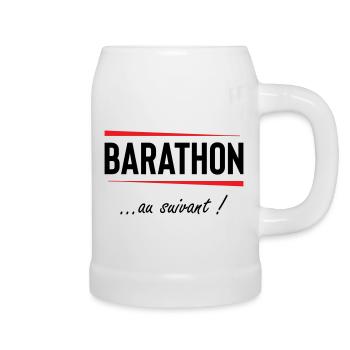 Barathon to the next one! Alcohol - Beer Mug - white - Right