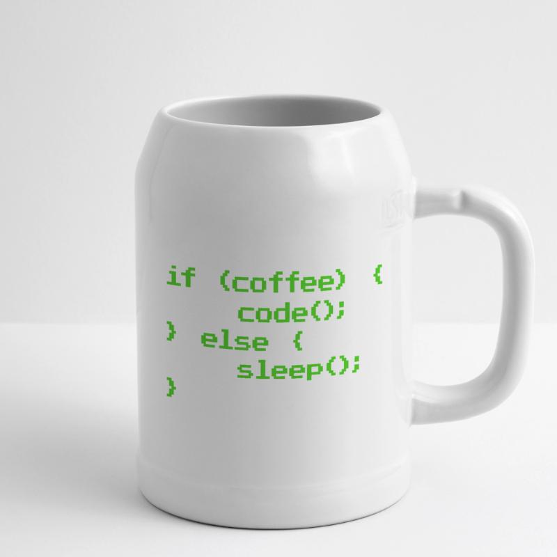 Kein Kaffee Kein Code Programmierer Informatiker Bierkrug