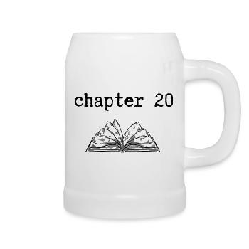 chapitre 20 Anniversaire - Chope en céramique - blanc - Droite
