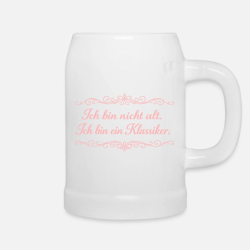 Ich bin nicht alt – Ein Klassiker - Bierkrug - Weiß