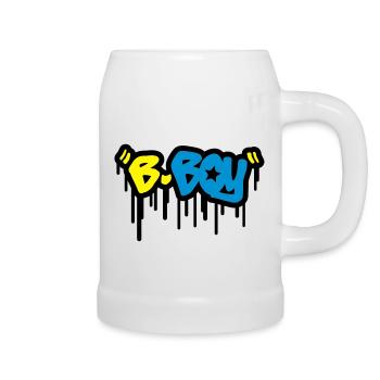 b_boy_t3 - Chope en céramique - blanc - Droite