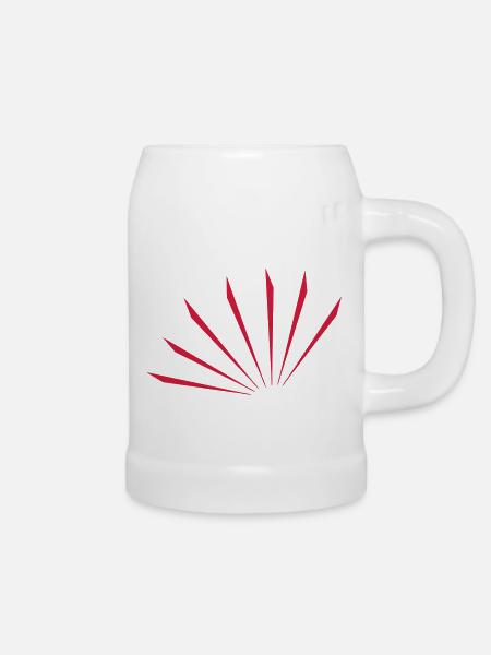 Cool Stripes Design - Bierkrug - Weiß