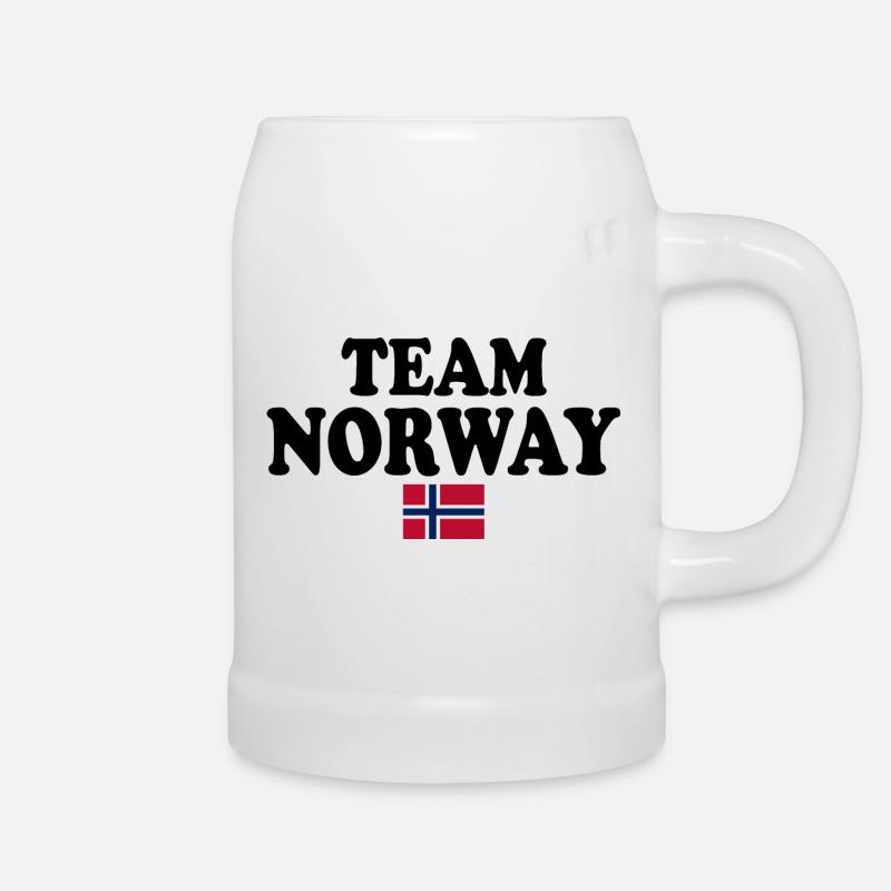 Team norway - Chope en céramique - blanc