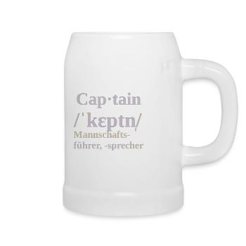 captain - Bierkrug - Weiß - Rechts