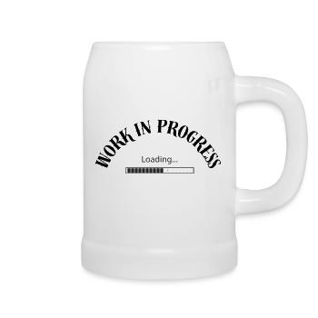 Work in progress - Beer Mug - white - Right