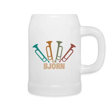 Geschenk für Björn - Bierkrug - Weiß - Rechts