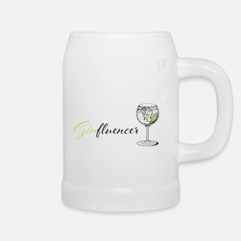 gInfluencer - Beer Mug - white