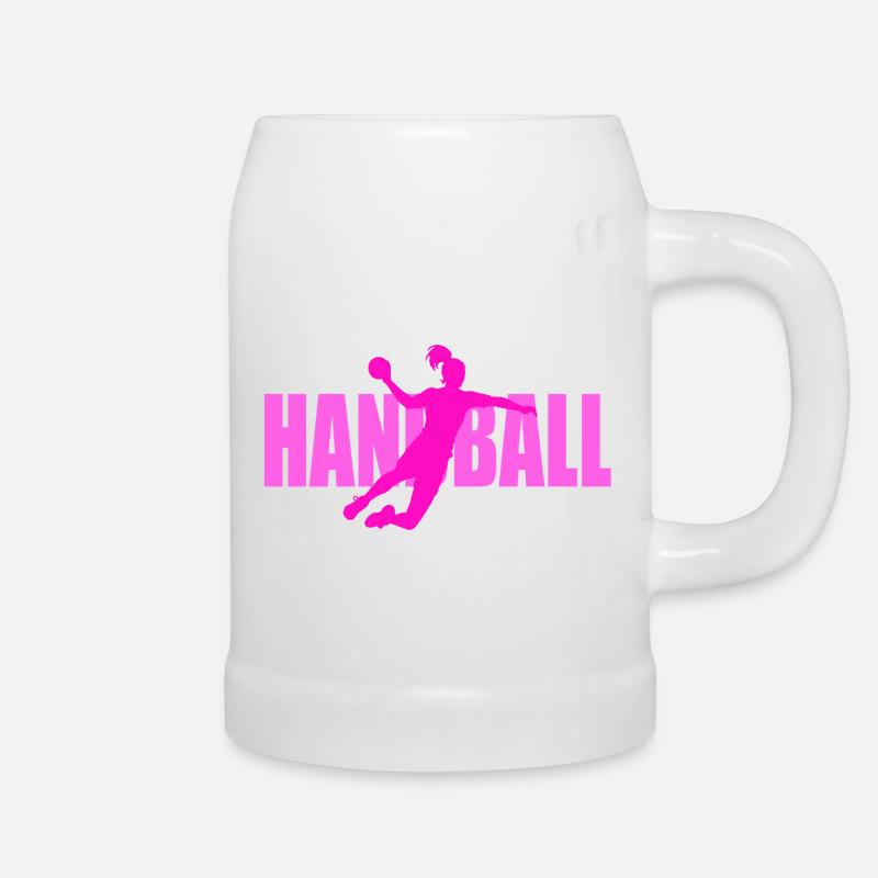 Handball - Beer Mug - white