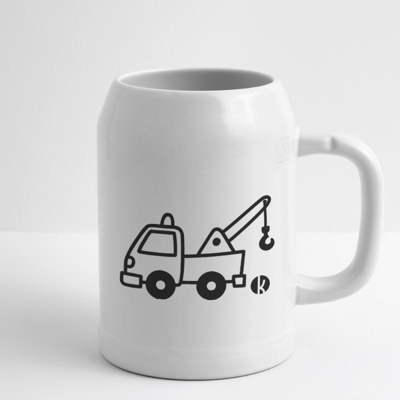 Abschlepper Bierkrug
