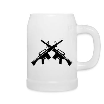 waffen_01 - Bierkrug - Weiß - Rechts