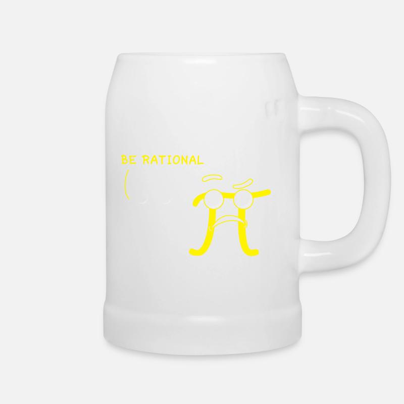 Mathematik Rational Get Real Mathe - Bierkrug - Weiß