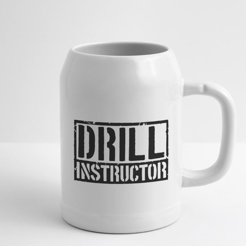 Drill Instructor Shield Beer Mug