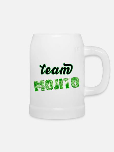 Team MOJITO - Bierkrug - Weiß