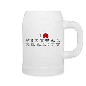 Je déteste la réalité virtuelle - Chope en céramique - blanc - Droite