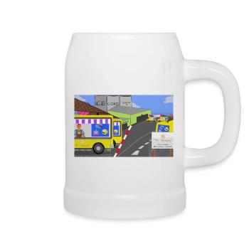 The 'Ice Cream' Factory - Beer Mug - white - Right