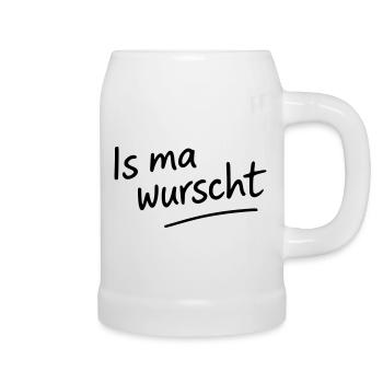 Is_ma_wurscht - Bierkrug - Weiß - Rechts