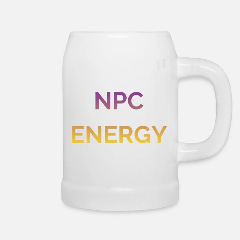Logo du Gradient d’Énergie NPC - Chope en céramique - blanc
