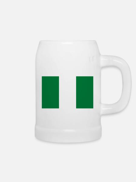 Nigeria - Bierkrug - Weiß