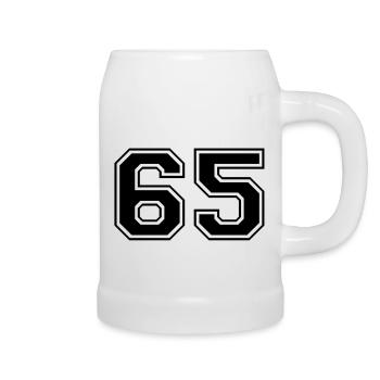 65 - Beer Mug - white - Right