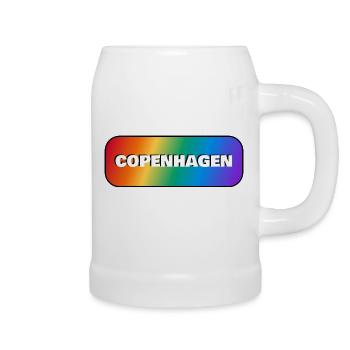COPENHAGUE RAINBOW HAPPY PRIDE - Chope en céramique - blanc - Droite