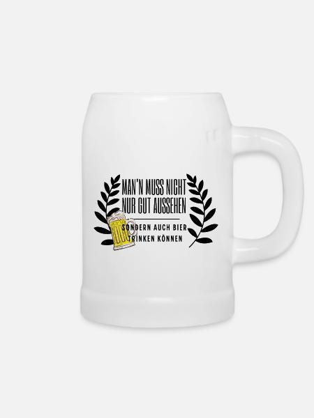 Bier her... - Bierkrug - Weiß
