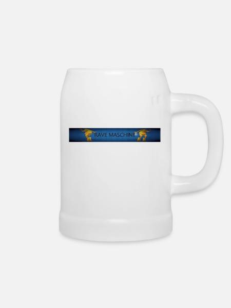 Rave Maschine - Bierkrug - Weiß