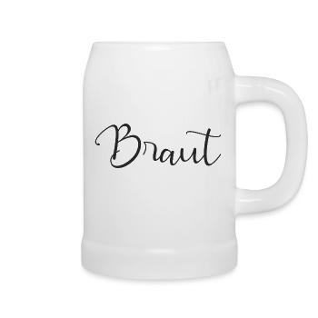 Braut - Bierkrug - Weiß - Rechts
