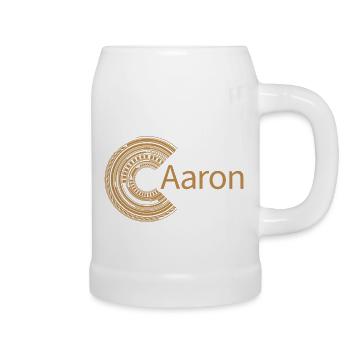 For Aaron - Beer Mug - white - Right
