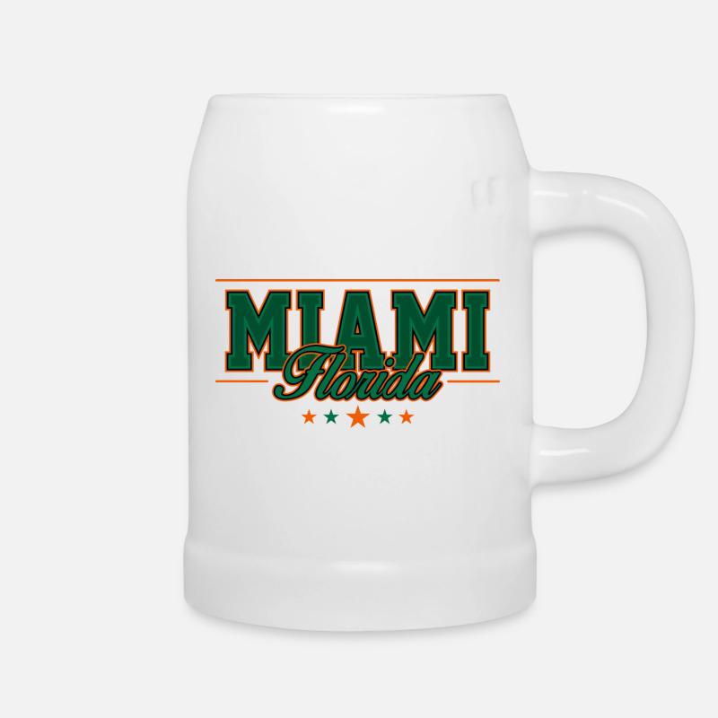 Miami - Beer Mug - white