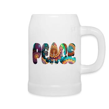Peace - Beer Mug - white - Right