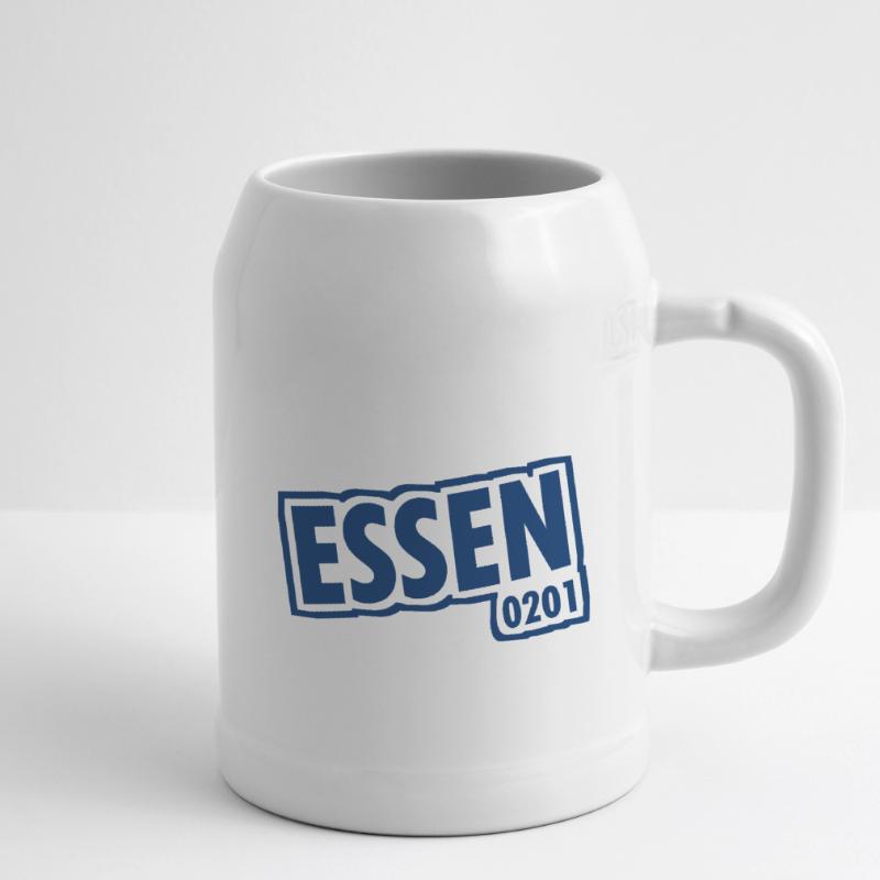 Essen - 0201 - Area Code - Slogan Beer Mug