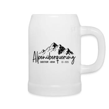Oberstdorf - Meran / Alpenüberquerung 2025 E5 - Bierkrug - Weiß - Rechts