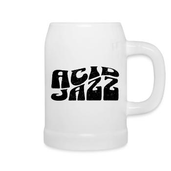 Acid Jazz - Beer Mug - white - Right