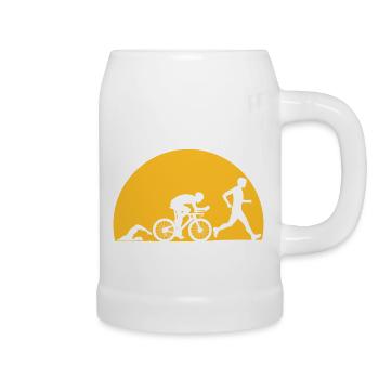 Sun Sport Triathlon - Chope en céramique - blanc - Droite