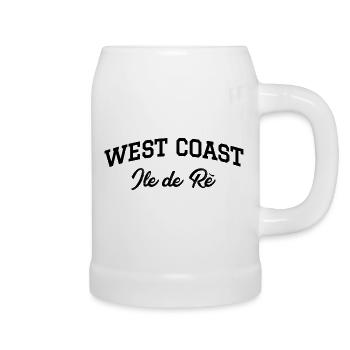 WEST COAST Ile de Re - Beer Mug - white - Right