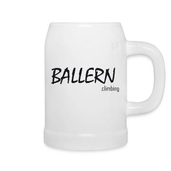 logo ohne braille - Bierkrug - Weiß - Rechts